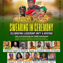 The Asanteman Association of Minnesota historic Swearing-In Ceremony.